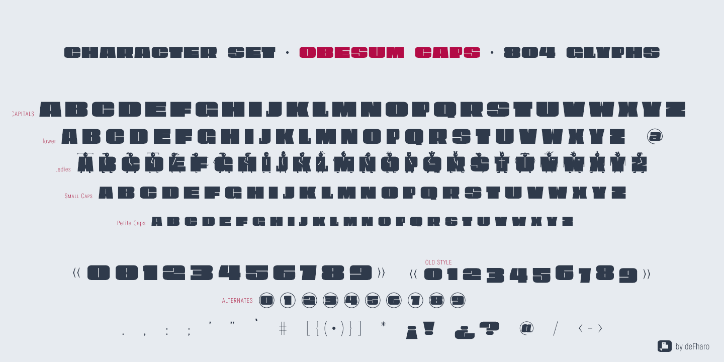 Obesum-Caps-character-set-typeface
