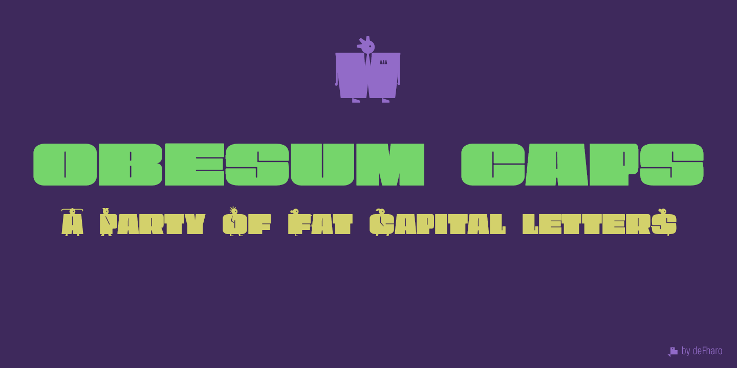 Obesum-Caps-fat-extended-typeface