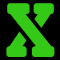 X.Template | Stencil font Tipografía stencil: X.Template