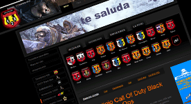 Página web realizada para el Clan K2K, gestor de contenidos con foro y registro de usuarios