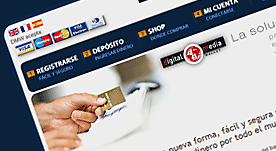 Página web para empresa de wallet