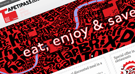 Web de restaurantes en Londres con venta de tarjetas de descuento