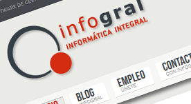 Web corporativa de empresa de informática en Gran Canaria