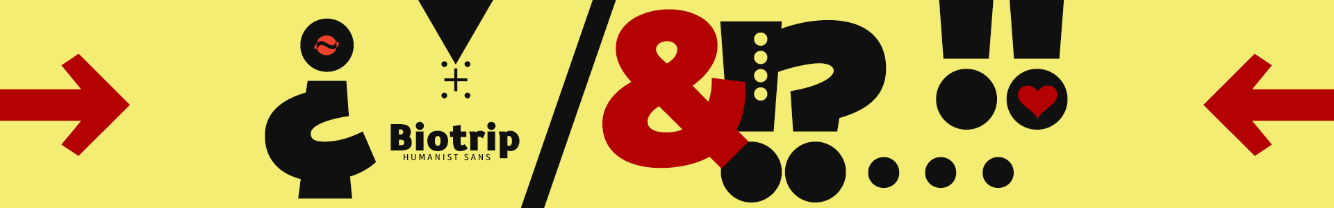 Biotrip Sans Font Family - Regular & Italic