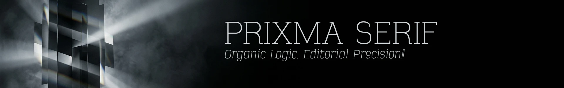 Prixma Serif | Font Family - 12 typefaces