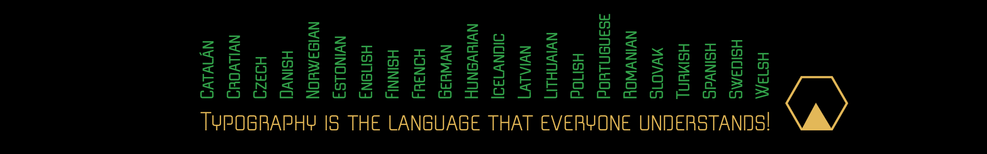 Apothem Capitals. Latin Extended-A