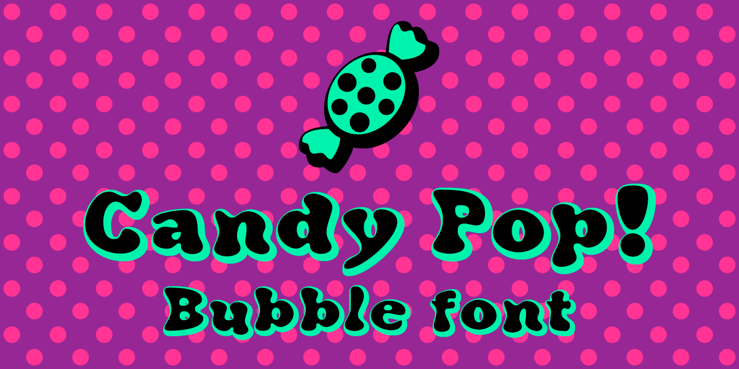 Candy Pop font-back
