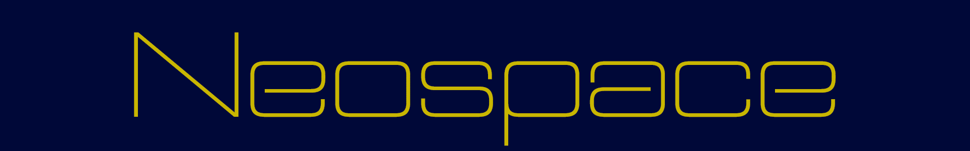 Neospace Layered fonts