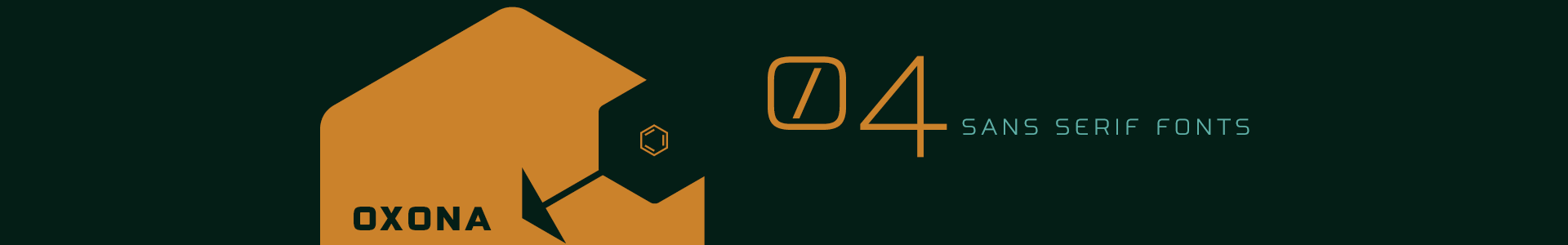 Oxona Sans Serif font family