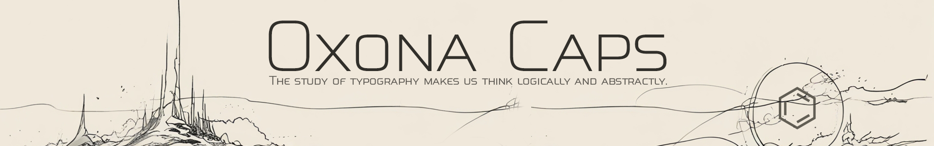 Oxona Caps - Sans serif fonts