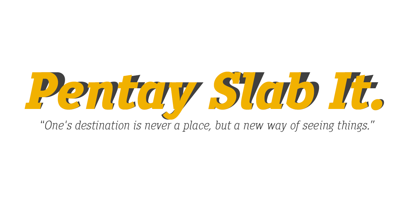 Pentay-Slab-Family-Italic