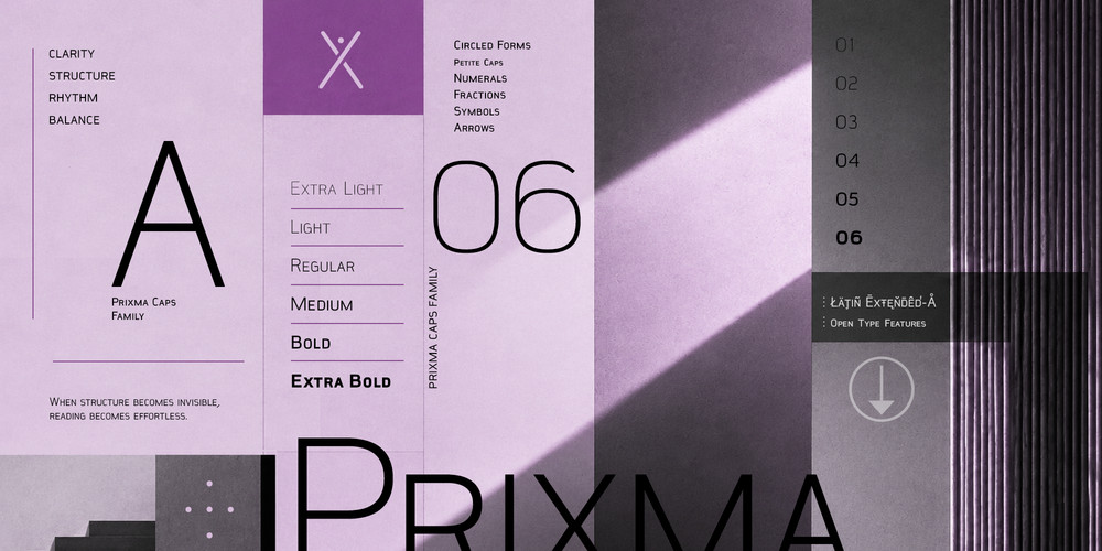 Prixma-Caps-editorial-system-typefaces
