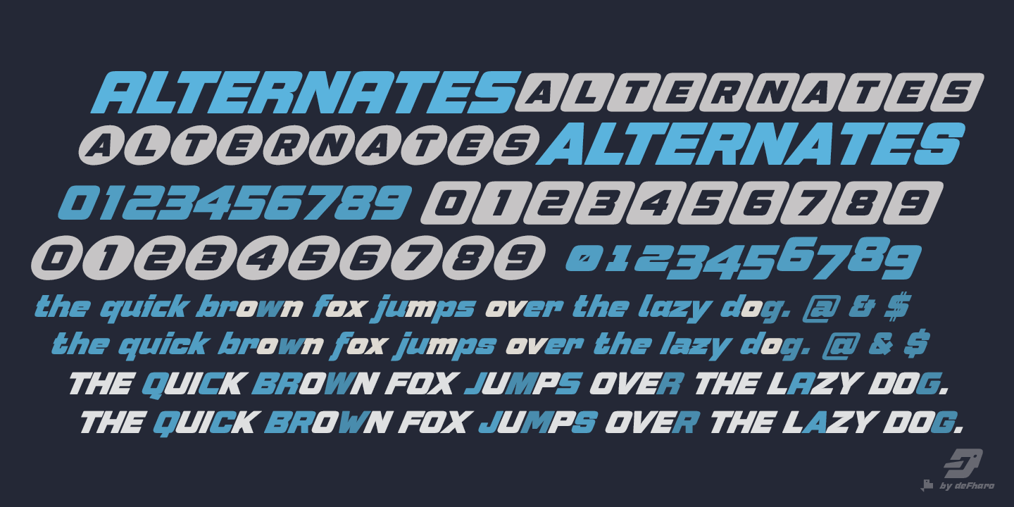 Speeday-alternate-fonts