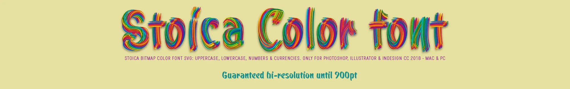 Stoica Color font SVG