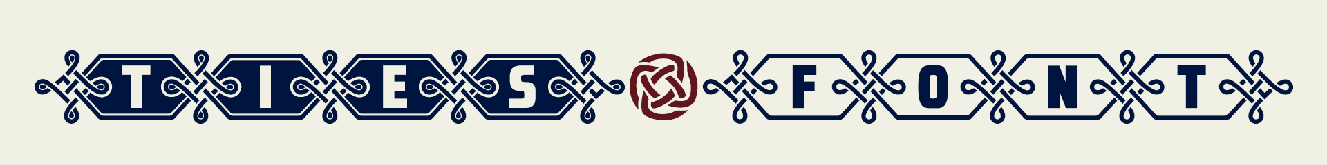 Ties Caps | Banner font