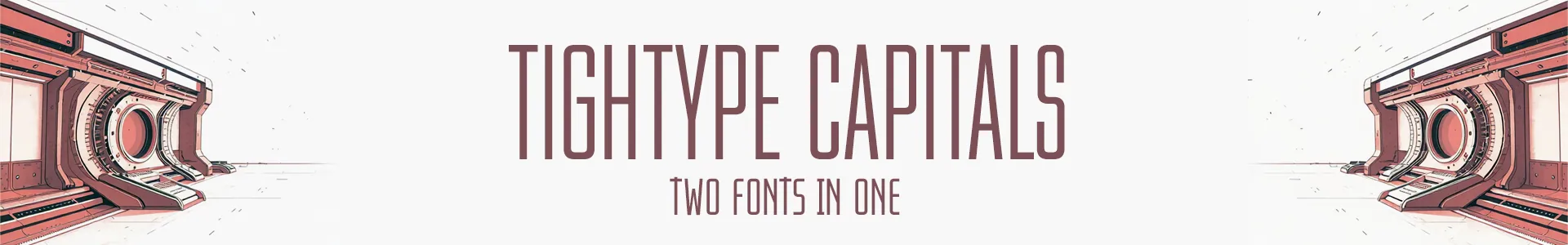 Tighten Capitals: Two Fonts in One