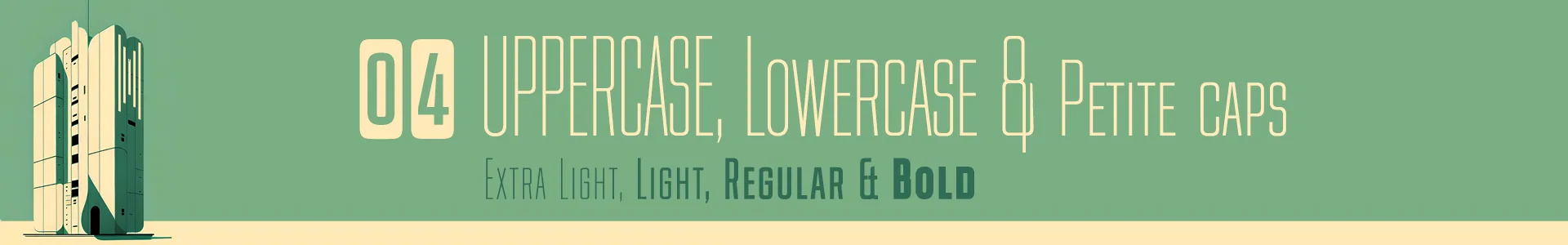 04 UPPERCASE, lowercase & Petite Caps