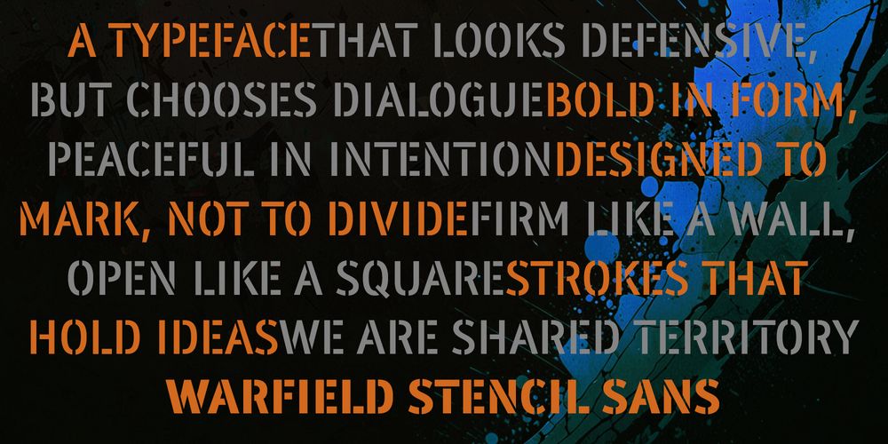 WARFIELD-stencil-army-font-family