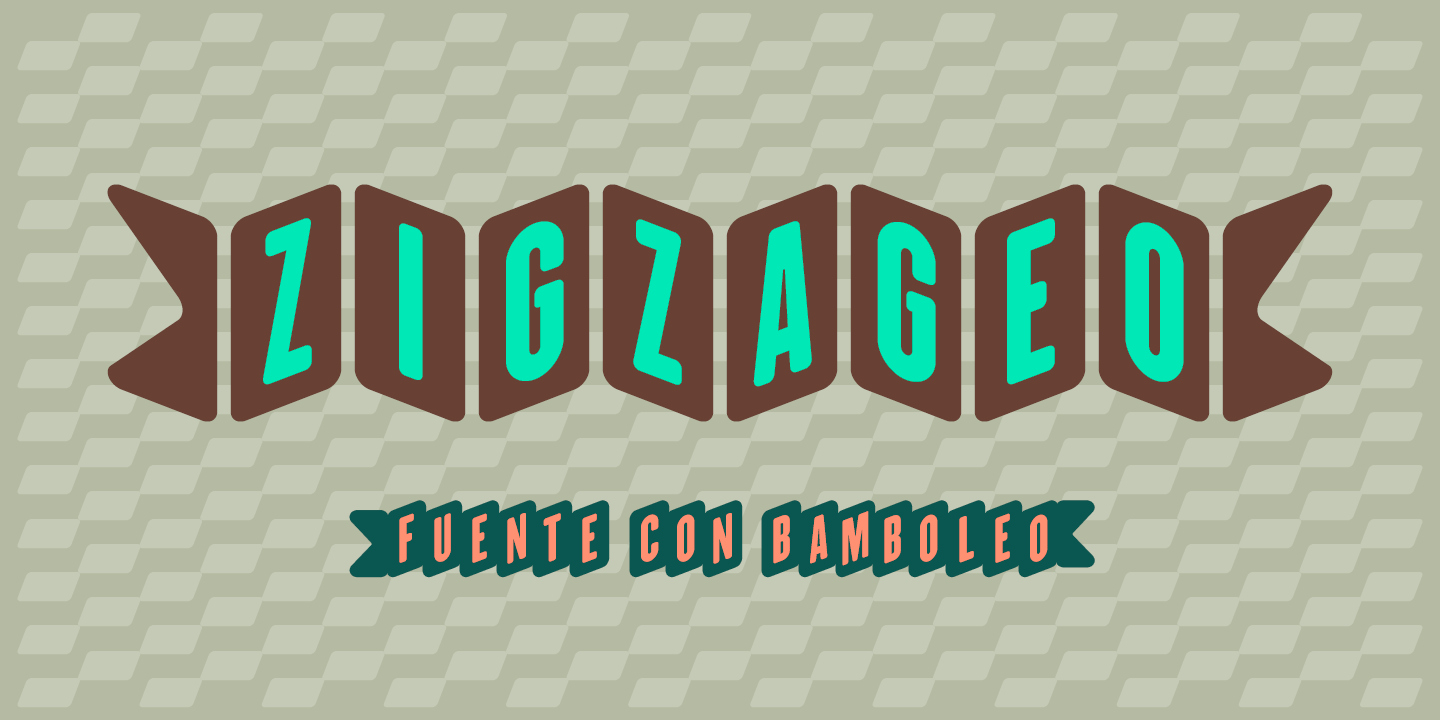 Zigzageo-layered-bamboleo-fonts