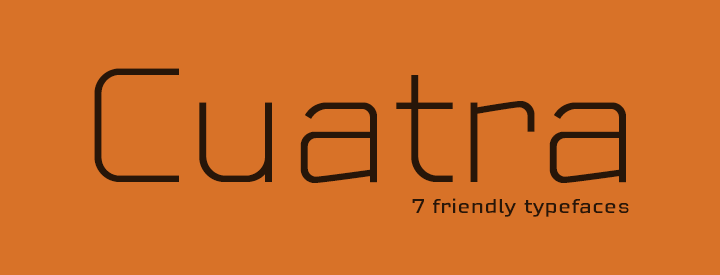 Cuatra tecno fonts