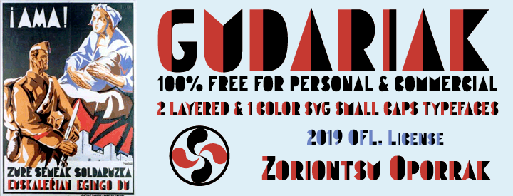 Gudariak Color Font SVG