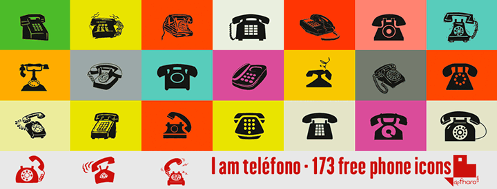 173 iconos telefónicos 100% gratis