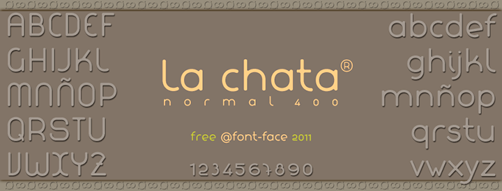 Special Discount: La chata, tipografía redondeada  from $15 