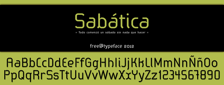 Special Discount: Una tipografía Sabática PAY WHAT YOU WANT from $5 