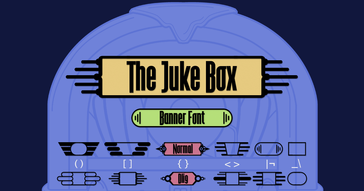 Free The Juke Box Script Fonts